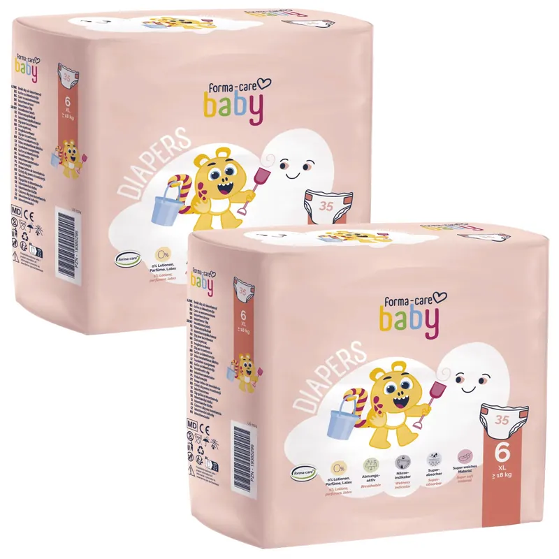 Forma-Care Baby DIAPERS | XL Gr. 6 - >18kg | 2x35 St. Karton Bestseller