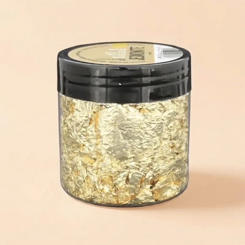 Angebot Gold metallic leaf flakes