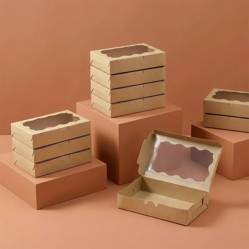 Gift box with decorative window - Set of 10 Letzte Chance
