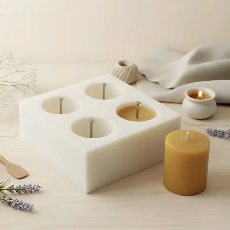 Finale Aktion Silicone mould - 4 votive candles