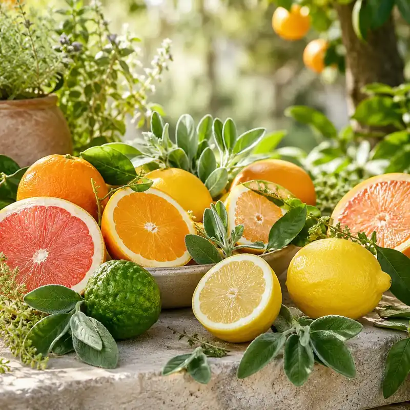 Nur Für Kurze Zeit Citrus and sage - Candle fragrance oil