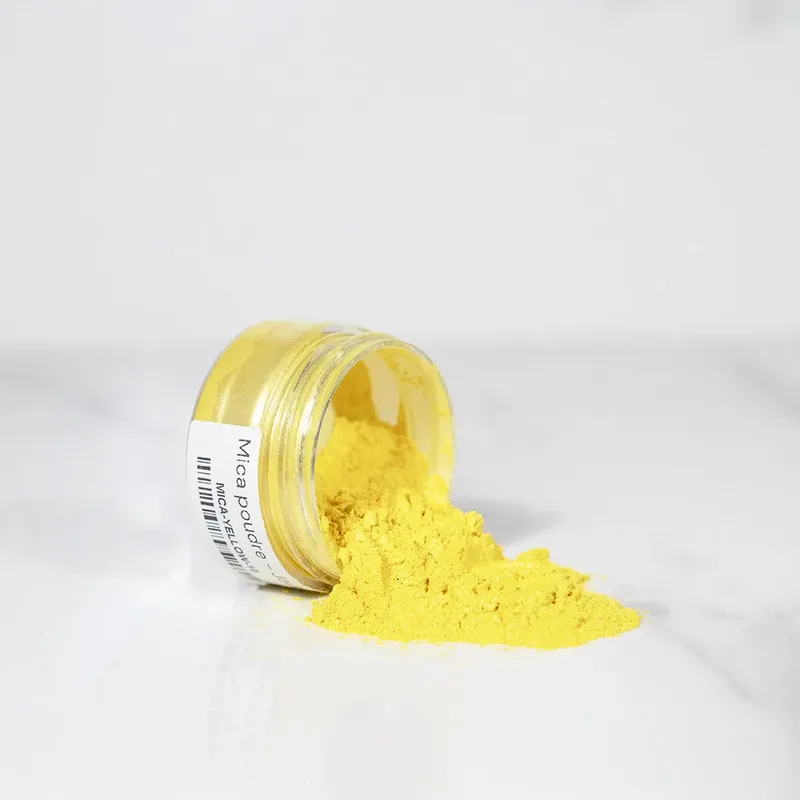 Sichere Zahlung Mica Powder - Yellow