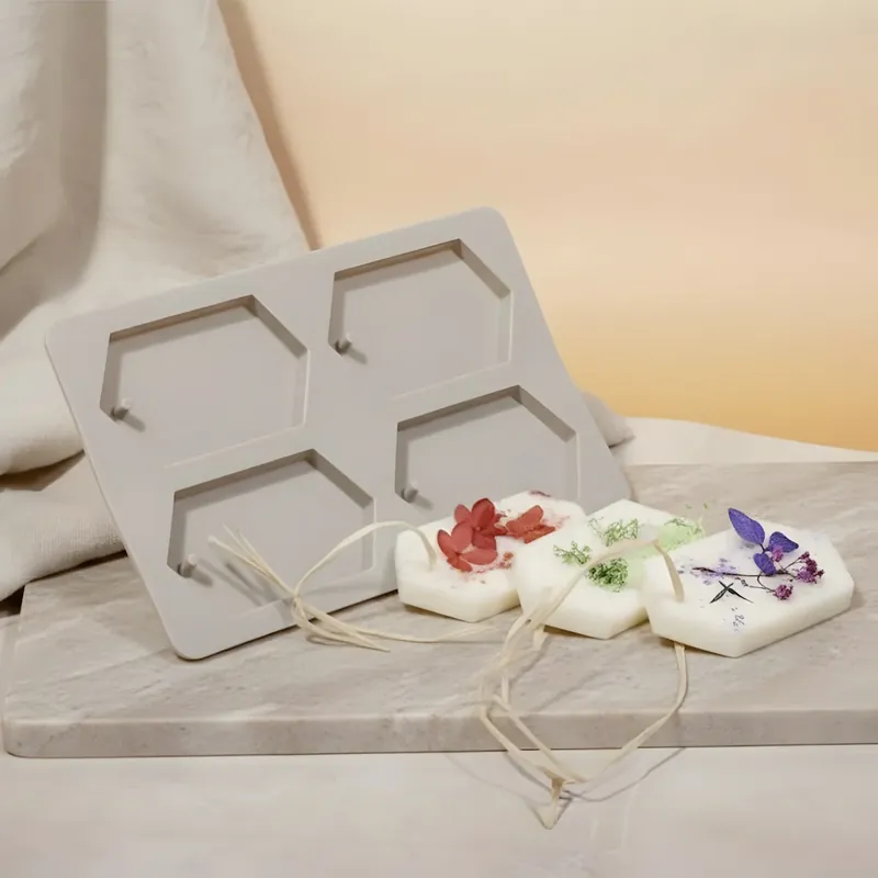 Hexagon suspension mould - Silicone Highlight