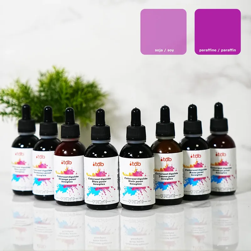 Pink liquid candle dye Zertifiziert