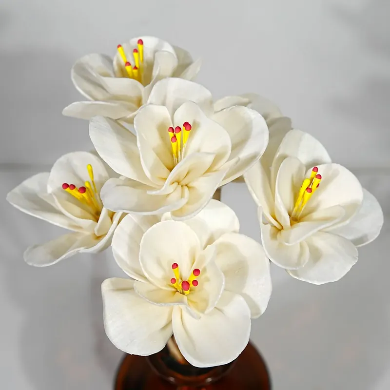 Flower Rattan Stems - 3 x 200 mm Markenware