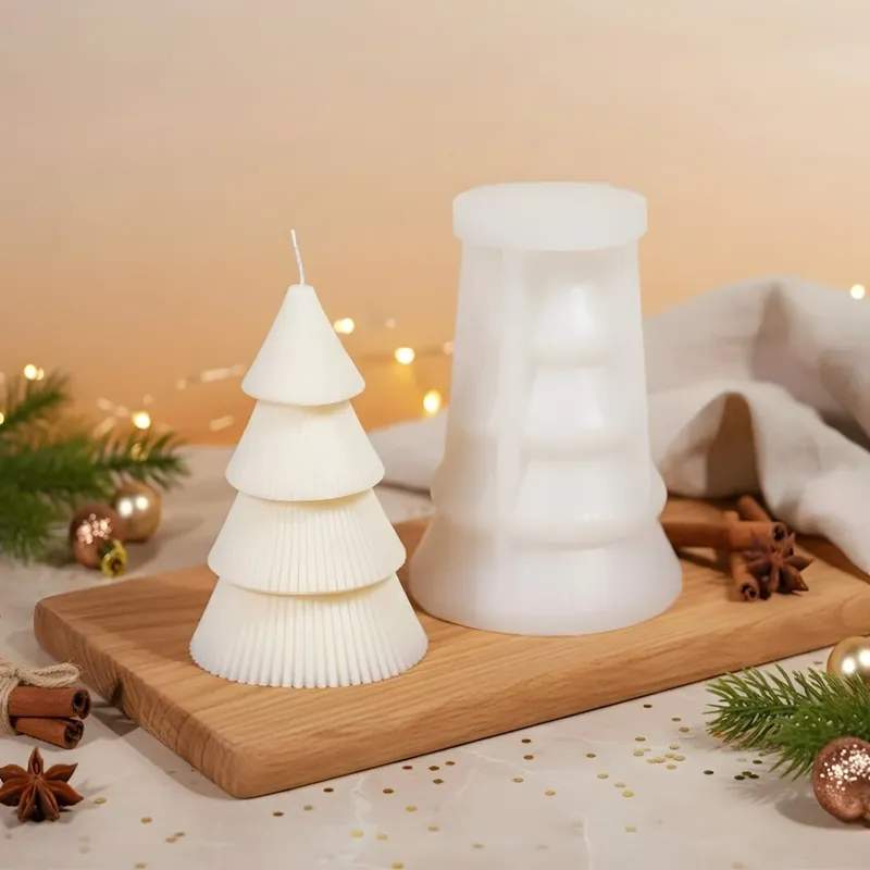 Sale Christmas tree candle mould - Silicone