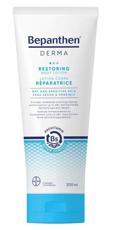Sale Bepanthen Derma Restoring Feuchtigkeitsspendende und revitalisierende Körperlotion 200 ml