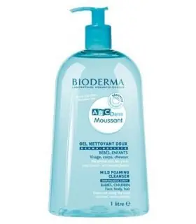 BIODERMA ABCDERM MOUSSANT Reinigungsgel 1 Liter Finale Aktion