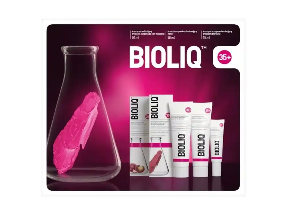 BIOLIQ 35+ MIXED SKIN KIT Tagescreme 50 ml, Nachtcreme 50 ml, Augencreme 15 ml Sichere Zahlung
