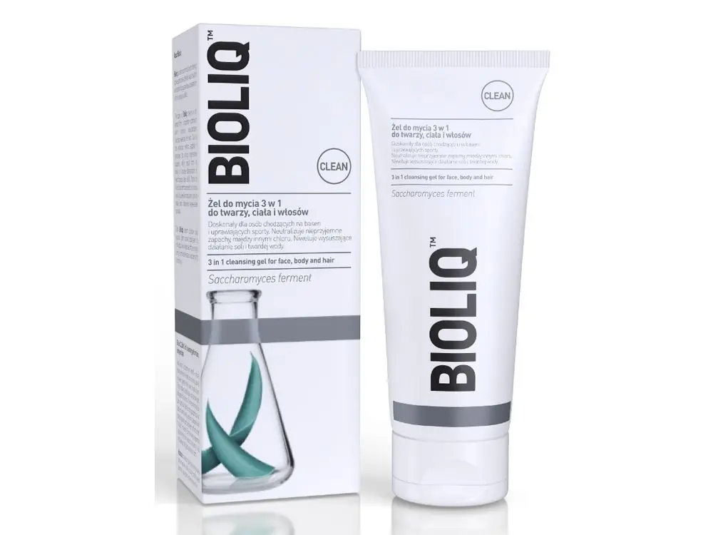 BIOLIQ CLEAN Żel do mycia 3w1 do twarzy ciała i włosów 180 ml Highlight