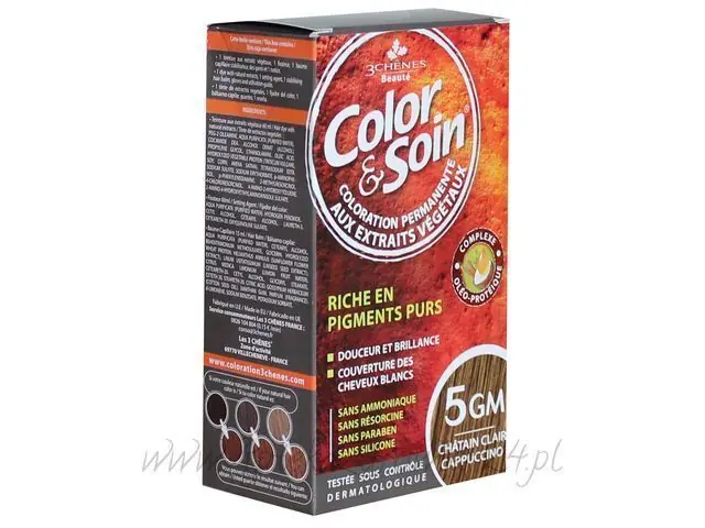 Mega-Angebot COLOR & SOIN Haarfarbe 5 g Braun Cappuccino 135 ml