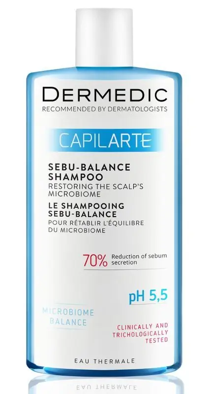 DERMEDIC CAPILARTE SEBU-BALANCE Shampoo zur Wiederherstellung des Mikrobiom-Gleichgewichts 300 ml Sichere Zahlung
