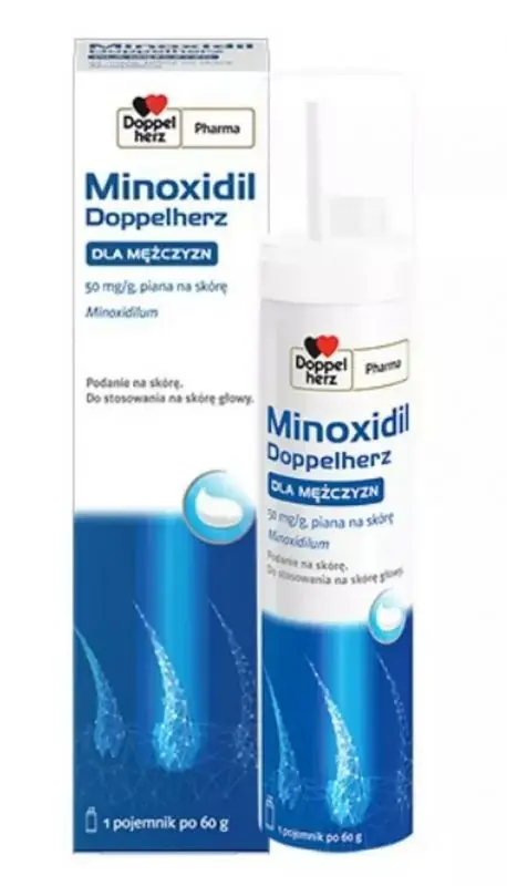 Letzte Chance Doppelherz Minoxidil für Männer 50 mg/g Hautschaum 60 ml