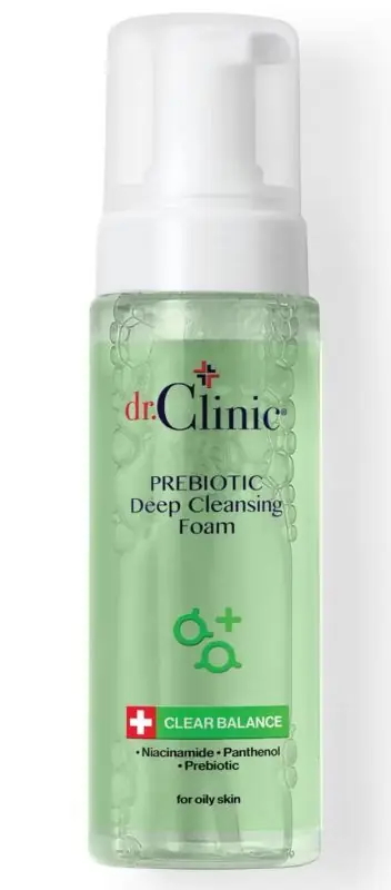Jetzt Kaufen Dr. Clinic Prebiotic Schaum für fettige Haut 160 ml
