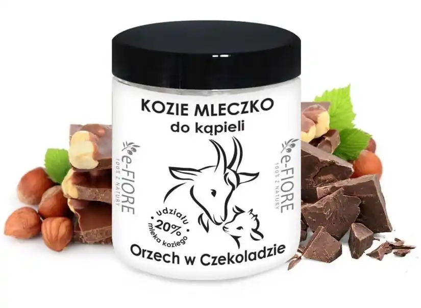e-FIORE Kozie mleko do kąpieli ORZECH W CZEKOLADZIE 400 g Sonderangebot