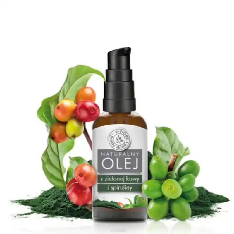 Letzte Chance e-FIORE Mazerat aus GRÜNEM Kaffeeöl + SPIRULINE Cellulite, straffend 50 ml