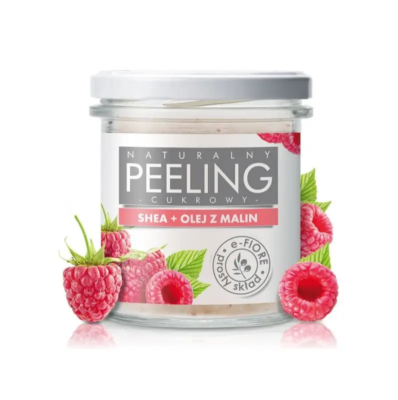 Neu e-FIORE Natural Raspberry Sugar Body Scrub 300 g
