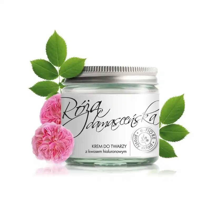 e-FIORE Natürliche Anti-Falten-Gesichtscreme mit Damaszener Rose 60 ml Neue Kollektion