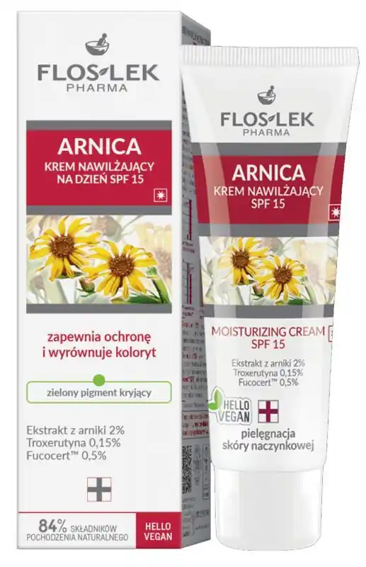 FLOS-LEK ARNICA Feuchtigkeitsspendende Arnika-Creme SPF 15 50 ml Online Kaufen