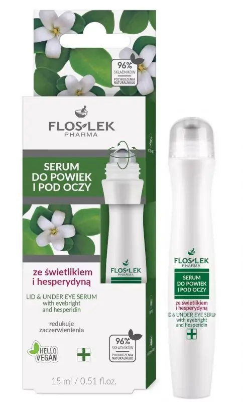 FLOS-LEK Augenlid- und Augenserum mit Augentrost und Hesperidin 15 ml Rabatt