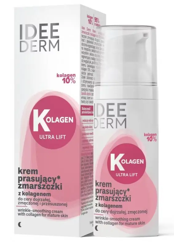 Idee Derm Wrinkle Pressing Cream mit Kollagen 10% 50 ml Neue Kollektion