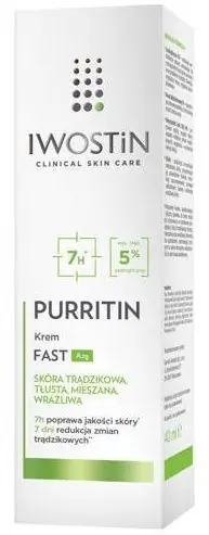 IWOSTIN PURRITIN FAST AZG 5% Azeloglycin Creme 40 ml Preisreduziert