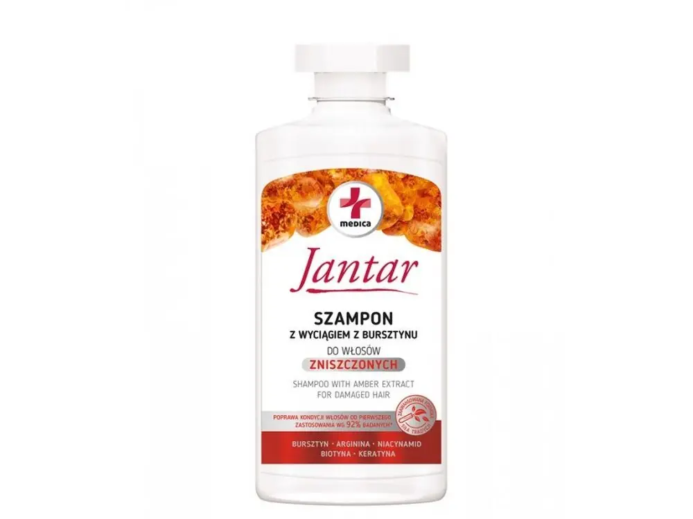 JANTAR MEDICA Shampoo mit Bernsteinextrakt für geschädigtes Haar 330 ml Abverkauf