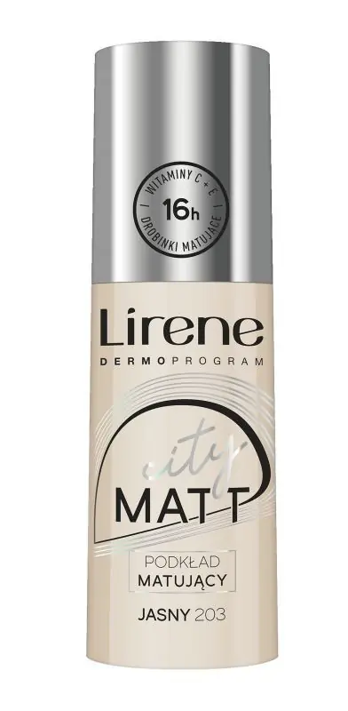 LIRENE CITY MATT Mattierendes und glättendes Fluid - 203 Light 30 ml Begrenztes Angebot