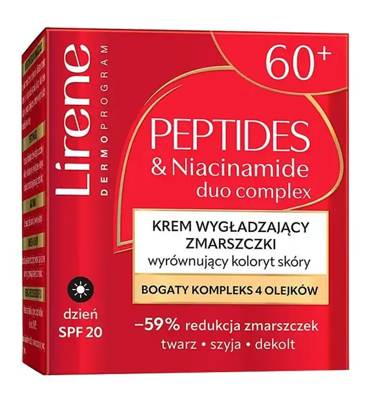 LIRENE PEPTIDES & NIACINAMIDE DUO COMPLEX Faltenglättende Creme 50 ml Preiswert