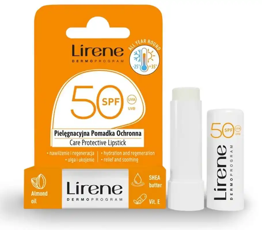LIRENE Schützender Lippenstift SPF 50 4,6 g Schneller Versand