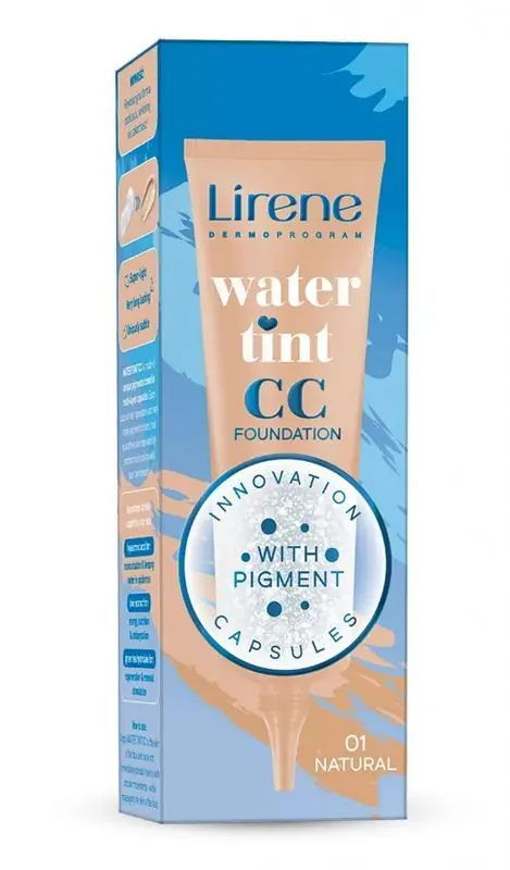 Saisonangebot LIRENE WATER TINT CC Foundation 01 Natural 25 ml