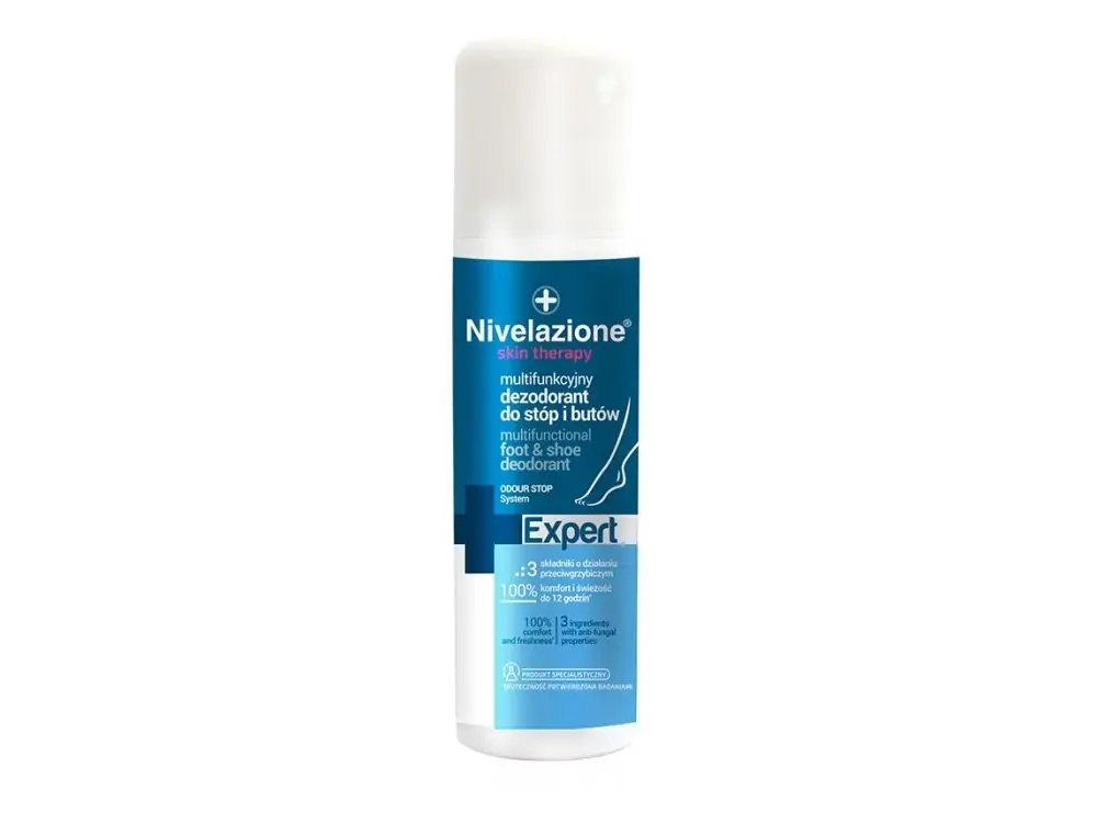 NIVELAZIONE SKIN THERAPY Multifunkcyjny dezodorant do stóp i butów 150 ml Markenware