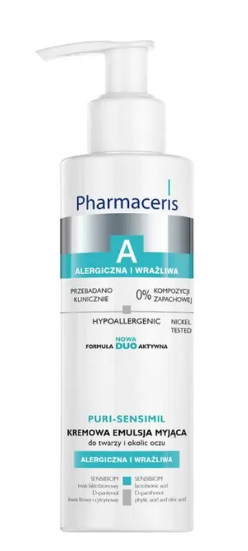 PHARMACERIS A PURI-SENSIMIL Cremige Reinigungsemulsion für Gesicht und Augen 190 ml Expressversand