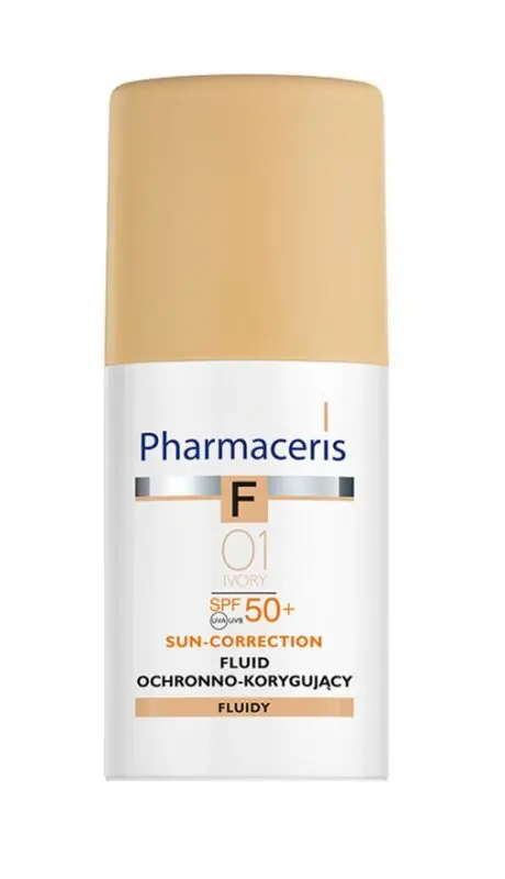 PHARMACERIS F Schutz- und Korrekturfluid SPF 50+ 01 IVORY 30 ml Mega-Angebot