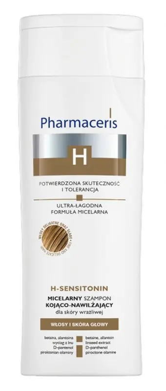 Jetzt Bestellen PHARMACERIS H-SENSITONIN Beruhigendes und feuchtigkeitsspendendes Shampoo für empfindliche Haut 250 ml