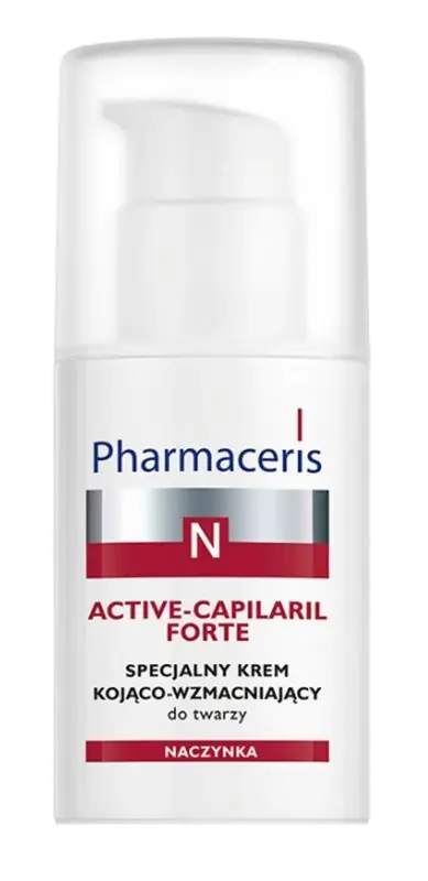PHARMACERIS N ACTIVE-CAPILARIL FORTE Beruhigende und stärkende Gesichtscreme 30 ml Garantierte Lieferung
