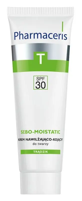 Begrenztes Angebot PHARMACERIS T SEBO-MOISTATIC SPF 30 Feuchtigkeitsspendende und beruhigende Gesichtscreme 50 ml