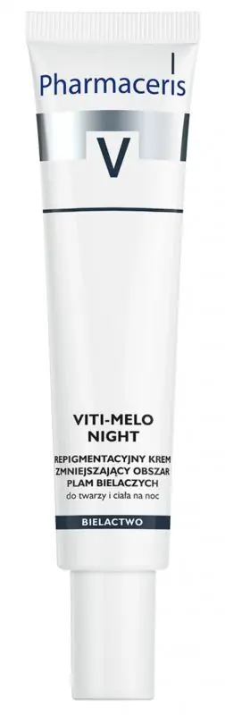 Heißes Angebot PHARMACERIS V VITI-MELO NIGHT Repigmentierende Nachtcreme zur Verringerung von Vitiligo-Flecken 40 ml