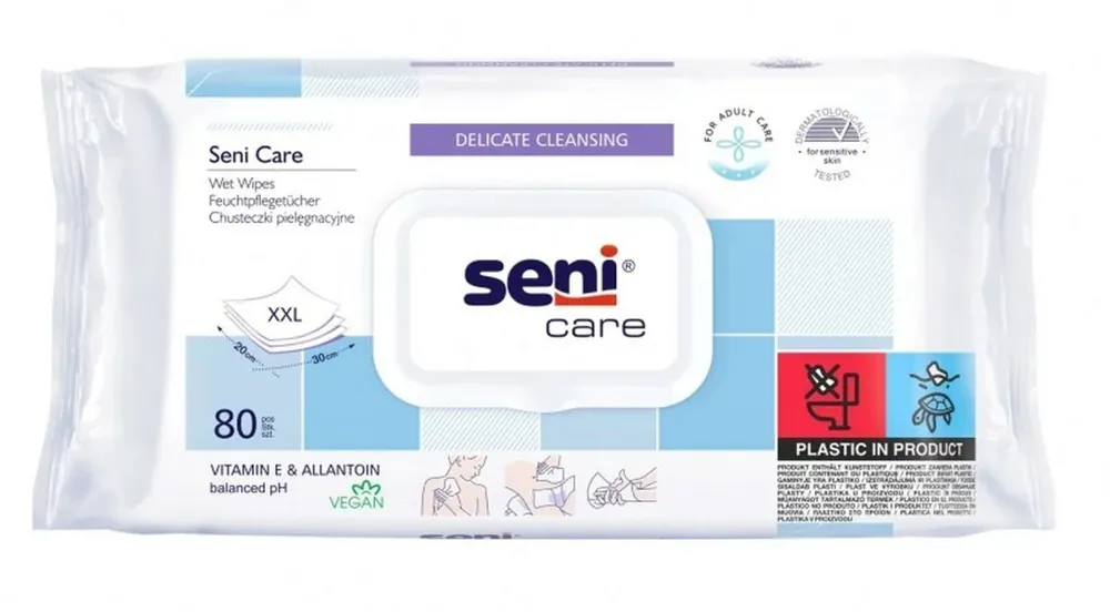 SENI CARE Pflegetücher 80 Stück Abverkauf