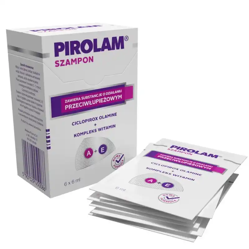 Shampoo PIROLAM 6 Sachets Finale Aktion
