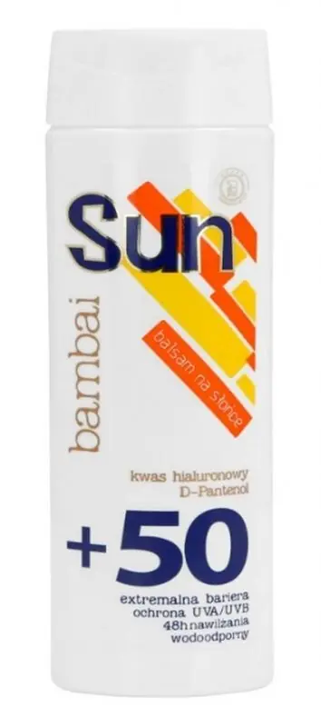 Zertifiziert Sun Bambai Wasserfeste Lotion SPF 50 200 ml