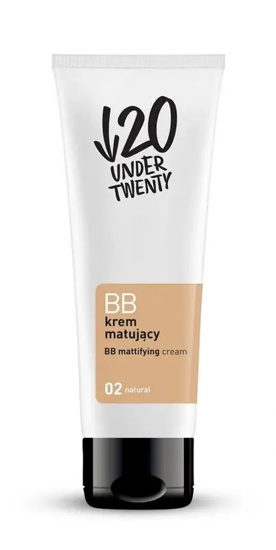 UNDER TWENTY BB mattierende Creme 60 ml 02 Natural Preis Gesenkt