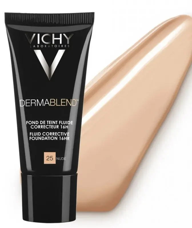 VICHY DERMABLEND Korrigierende Grundierung 25 Nude 30 ml Geprüft