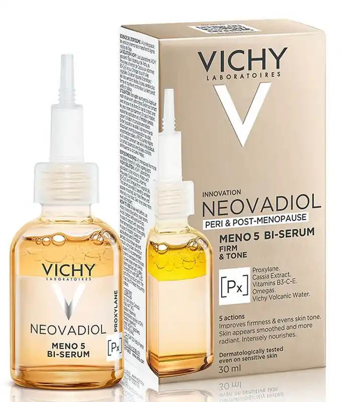 Echt VICHY NEOVADIOL Meno 5 Zweiphasiges straffendes und ausgleichendes Serum für das Gesicht 30 ml