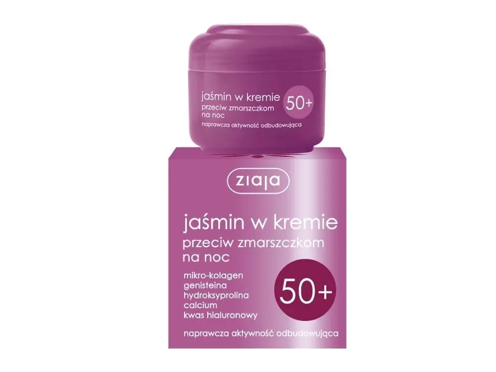 Direkt Vom Hersteller ZIAJA 50+ Jasmin Anti-Falten Nachtcreme 50 ml