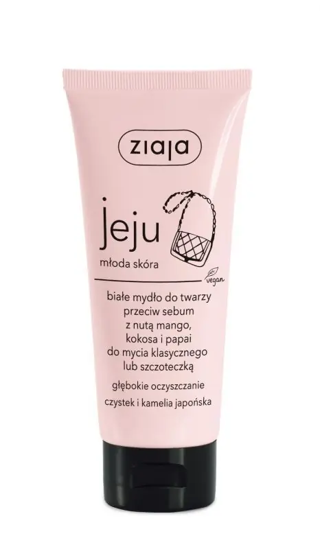 Angebot ZIAJA JEJU JUNGE HAUT Weiße Gesichtsseife 75ml