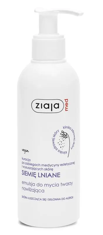 ZIAJA MED SIEMIÊ LNIANE Feuchtigkeitsspendende Waschemulsion für das Gesicht 190 ml Bestseller