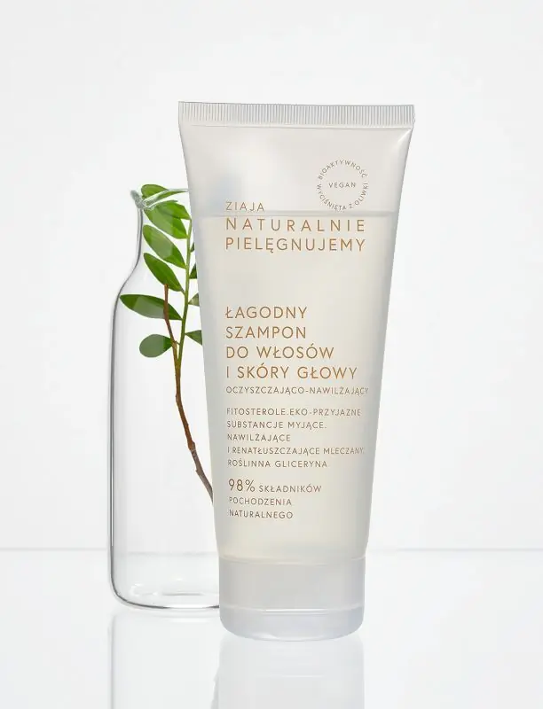 Ausverkauf ZIAJA NATURALNIE PIELĘGNUJY Mildes Shampoo für Haar und Kopfhaut 200 ml