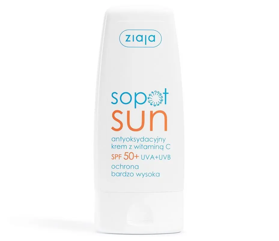 ZIAJA SOPOT SUN Antioxidationsmittel Vitamin C Creme SPF 50+ 50 ml Nur Für Kurze Zeit