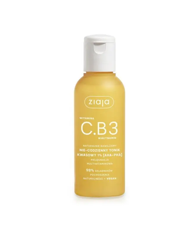 Markenprodukt ZIAJA VITAMIN C.B3 Nicht tägliches saures Tonikum 1% [aha+pha] 120 ml
